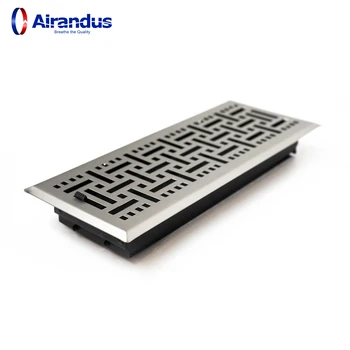 Fittes Bodenlüftungsabdeckung 10,2x30,5 Cm - Verstellbar, Aus Stahl, Für Alle Böden