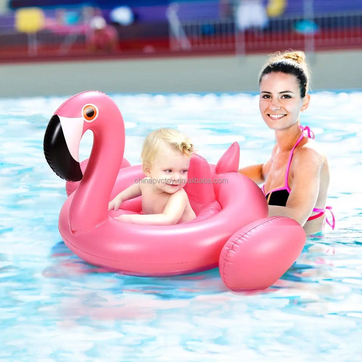 Pink Large Flamingo Swim Boat Seat Pool Kids Adults Beach Swimming Beach Fun 