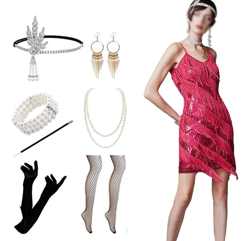 Flapper Costume Amazon Great Gatsby Accessories Ecoparty Women's