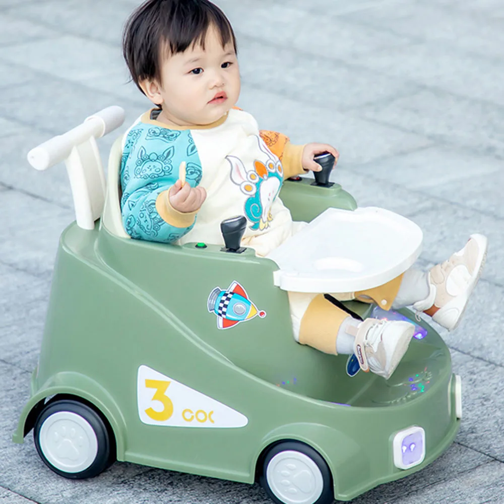 New Hot Selling Children's Ride-On Car with Push Handle Tray Four-Wheel Walker Push-Able for 2-4 Years Old