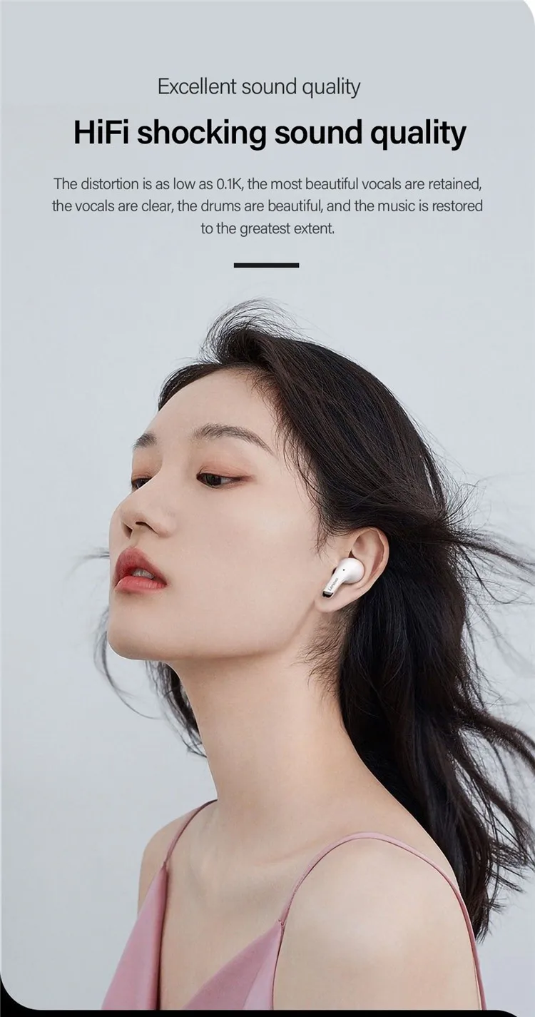 2022 New 100% Original Wireless HiFi Music Earphone With Mic Headphones Sports Waterproof Headset Earbuds Lenovo LP5