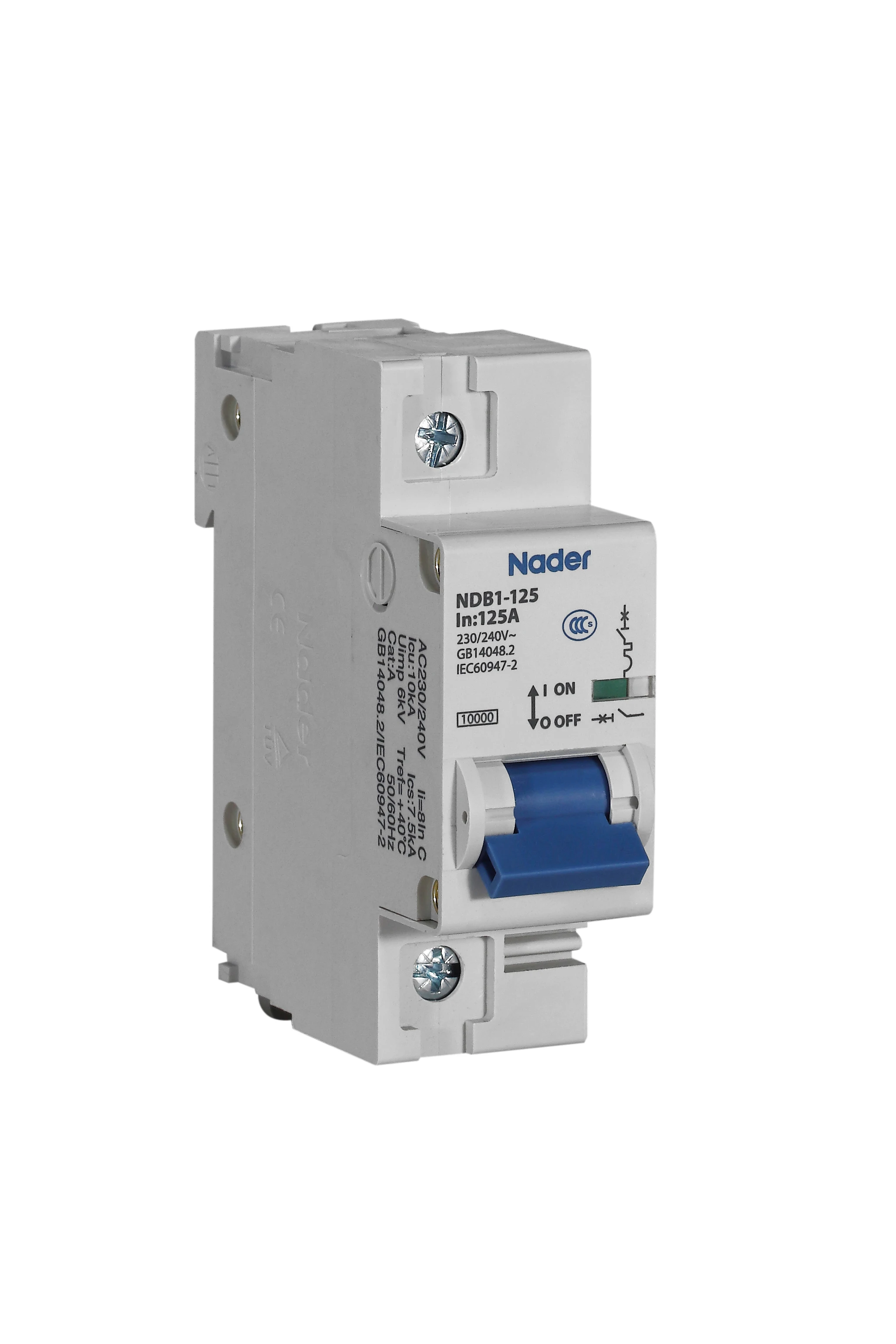 Wifi Breaker Intelligent Circuit Breaker Switch MCB Remote Switch Nader NDB1-125 C100 1P Circuit Breaker