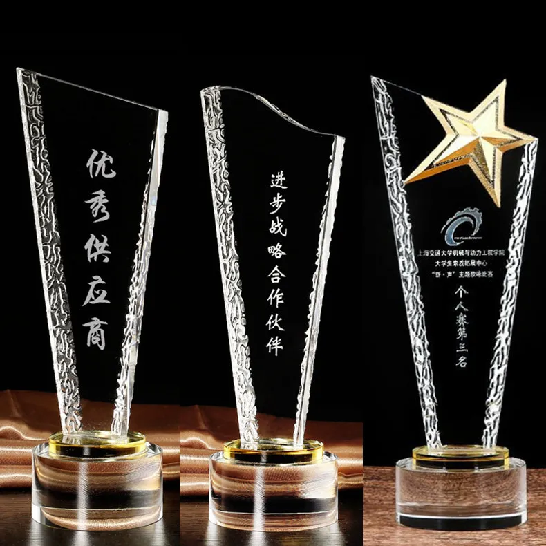 hot selling metal blank trophy crystal crown trophy awards-44