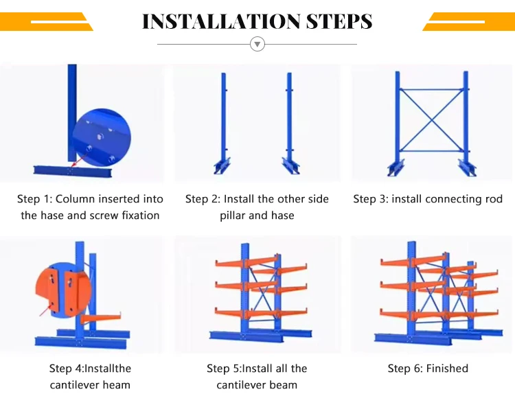 Industrial Plant Storage Rack Shelves Cantilever Racking Arm Racking ...