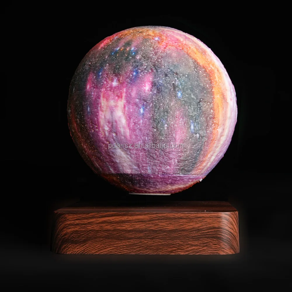 Magnetic Levitation Floating Planets and Moon Table Lamp