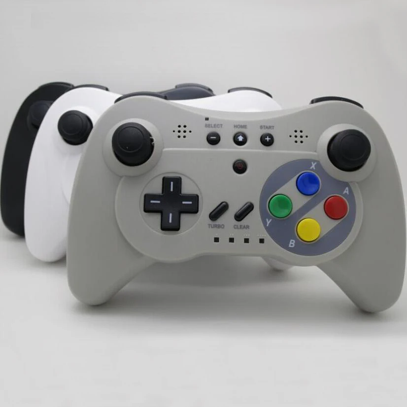 Wireless Pro Controller Video Game Accessory Gamepad for Wii U