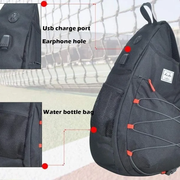 Cross-border Shoulder Bag Outdoor Sports Pickleball Bag Multifunctional Badminton Bag Crossbody Bag Large-Capacity Tennis Racket preview 2