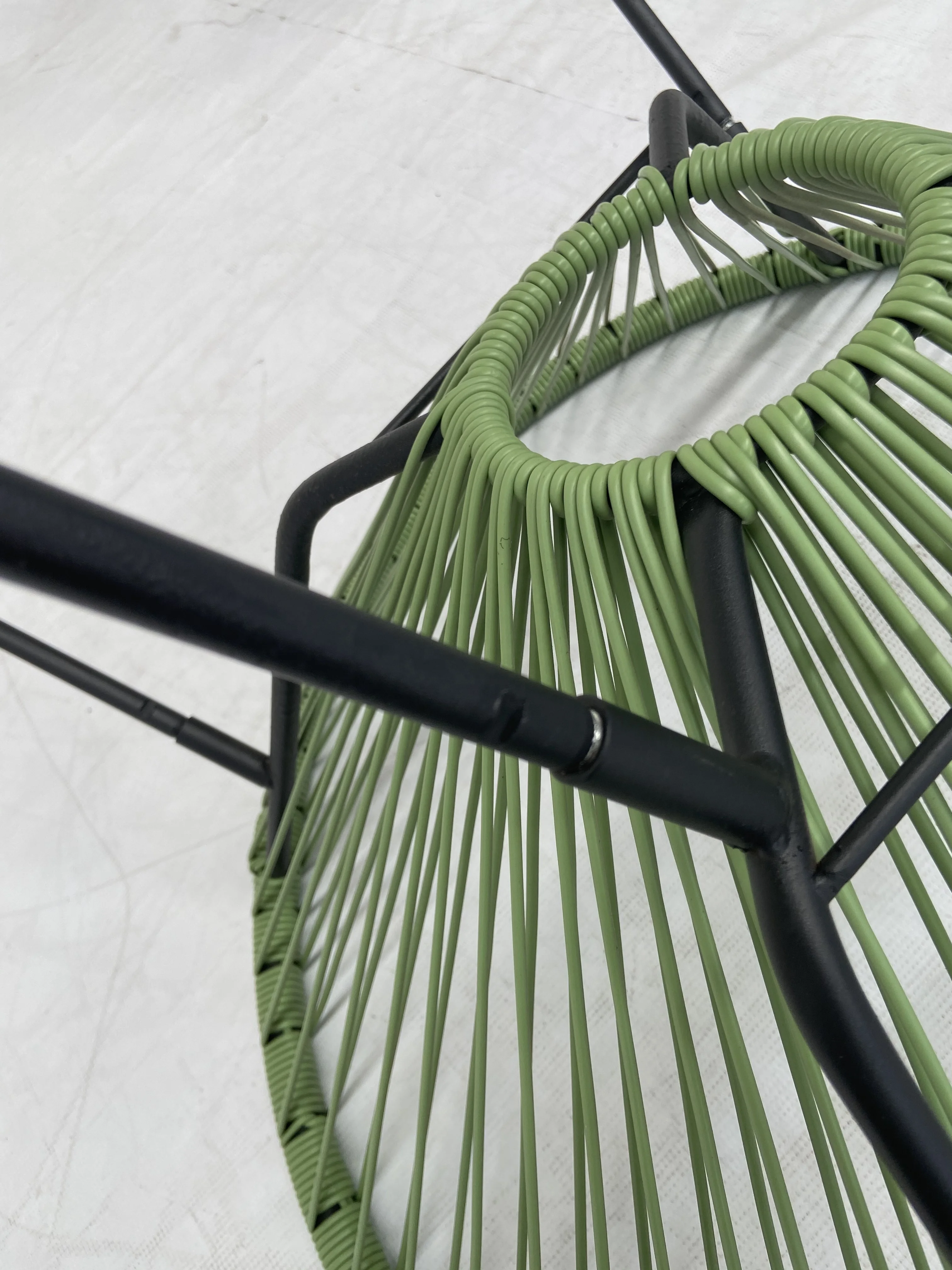 Outdoor Garden Acapulco Chair Rattan Wicker Garden Colorful String Egg