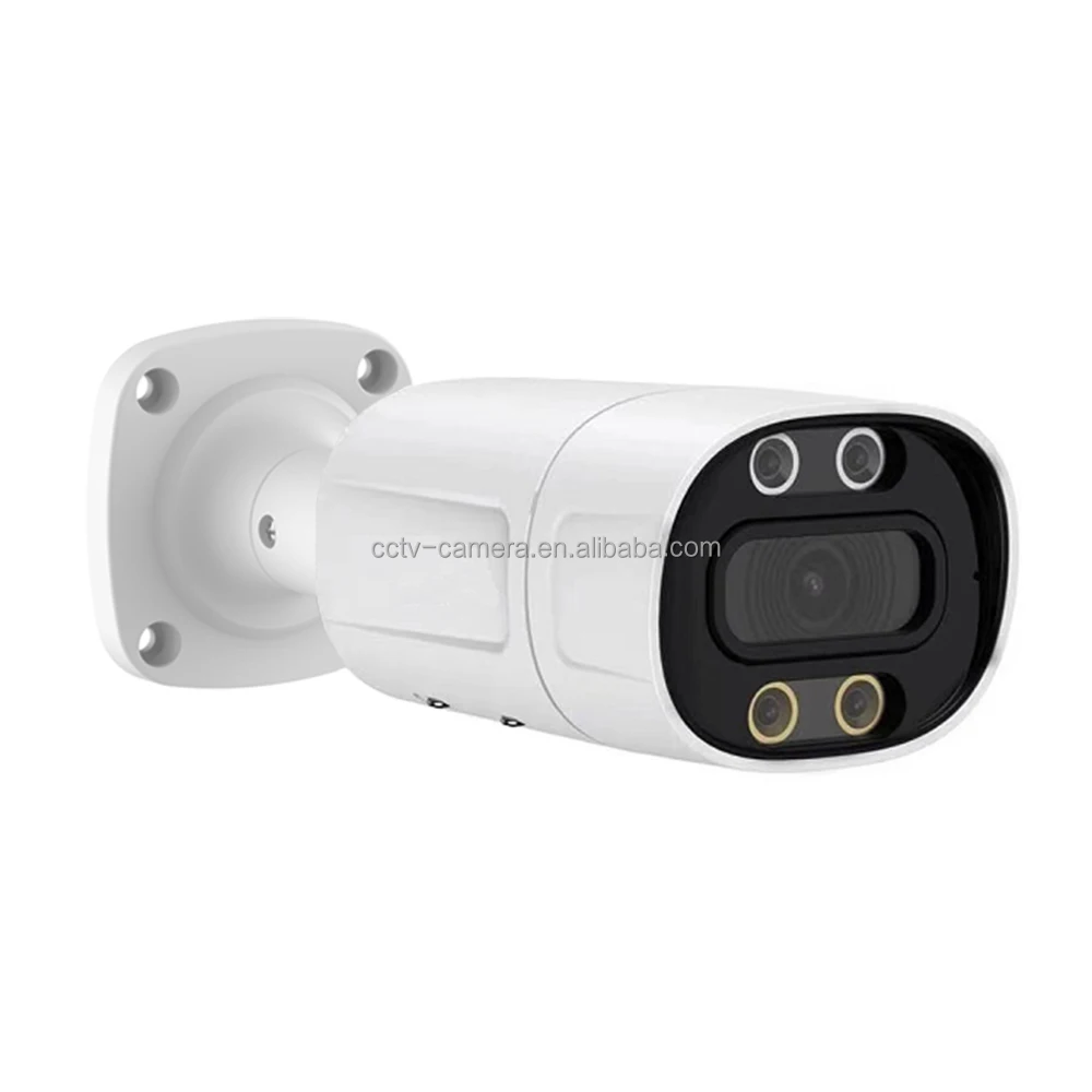 Warm Light 4mp Small Bullet CCTV Surveillance Security Camera System IP Cameras