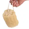 Cut the raw, soft melon and add string.