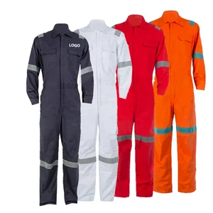 High Visibility Industrial FR Custom Worker Reflective Overall Safety Hi Vis Clothes Workwear Aramid Flame Retardant Coverall