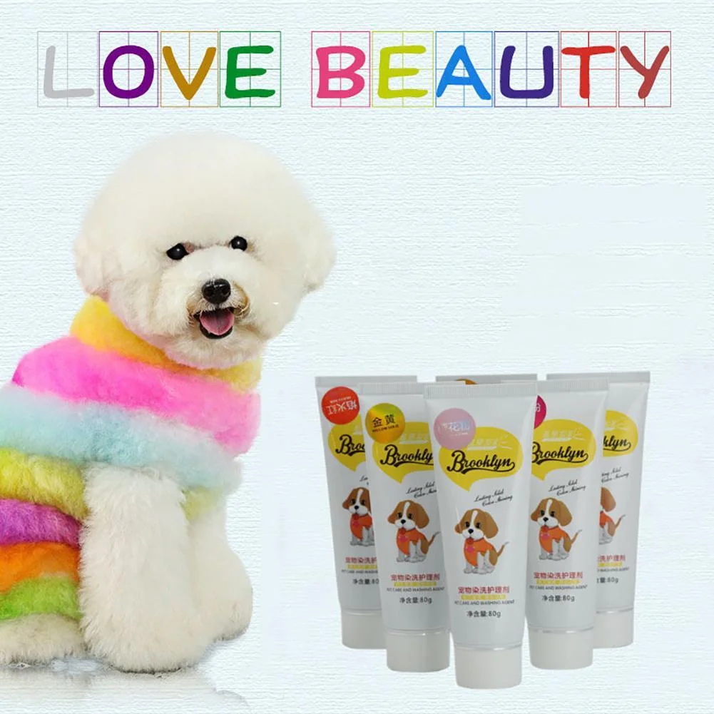 Decade Permanent Dog Hair Dye in Bright Colors Safe for Dogs and Horses Cream Form Used by Grooming Salons