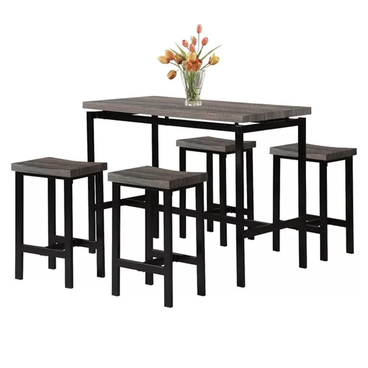 5 Piece Counter Height Breakfast Nook Dining Set For Kitchen Dining Room Home Furniture Buy Space Saving Dining Table Set For Dining Room Wodden Top Dining Table And Chair Set Table And Chairs