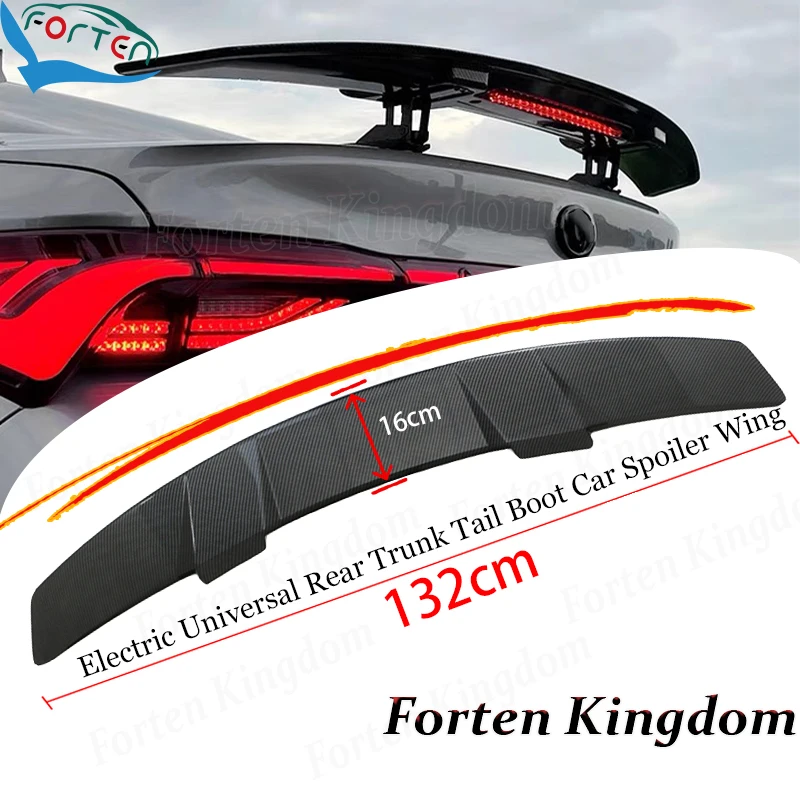 Automatically Universal Rear Carbon Fiber Electric Spoiler for Lexus GS300 Auto Exterior Trunk Tail Boot Lid Wing Car Spoilers