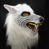 White wolf head