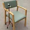 Senior chair with cane hole