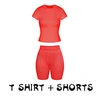 Tshirt set-Red