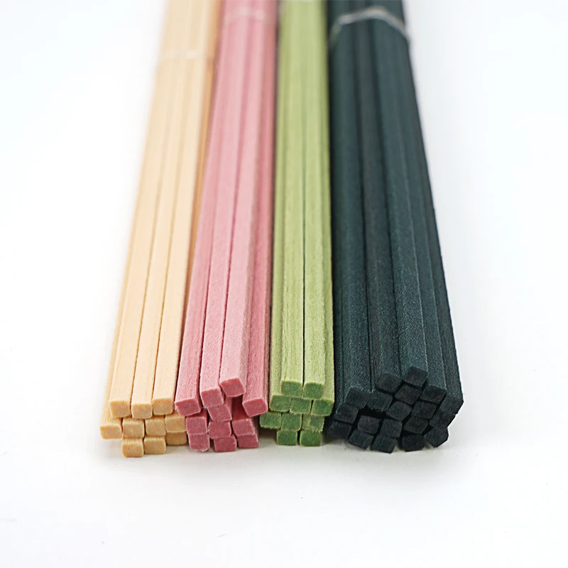 Wholesale Square Fragrance Diffuser Stick Fiber Sticks Customizable Sizes and Lengths Diffuser Sticks for Reed Diffusers
