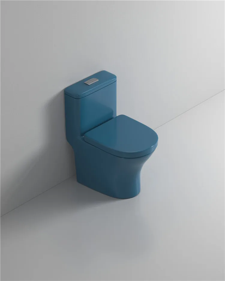 Factory wholesale Hotel apartment water closet ceramic sanitary ware bathroom toilet small apartment integrated flush toilet details