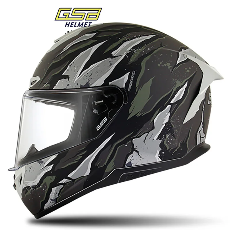Carbon Fiber Casco Kyt Moto Gp GSB ABS Hard Hats Durable