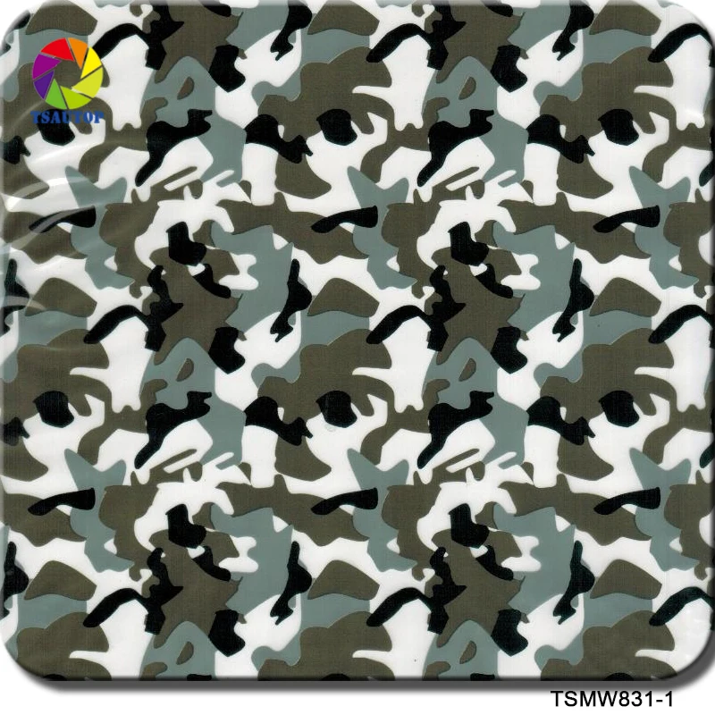Hydro Dip Kit - Hydrographic Film For Hydro Dipping: Grey Camo