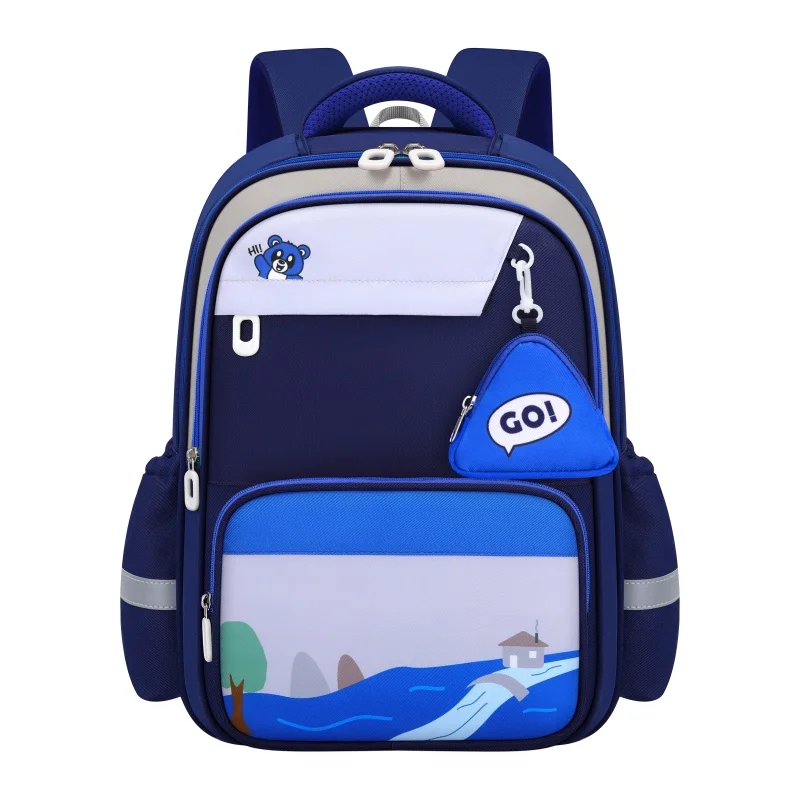 2026 New Fashion High Appearance Level Schoolbag Load Relief ridge Large Capacity Backpack