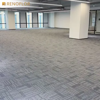 Home Commercial Waterproof Eco-friendly Cushioned Reversible Cut Pile Washable 50x50 PVC Backing Nylon Office Floor Carpet Tile