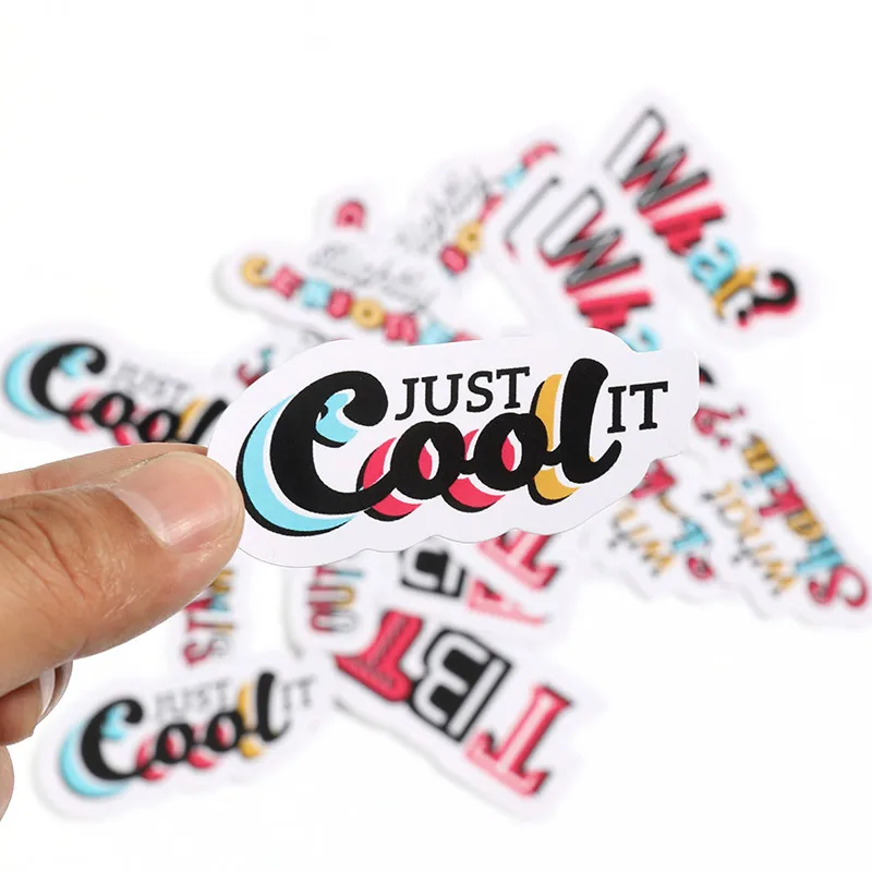 Водостойкие виниловые наклейки VOGRACE с высечкой под заказ