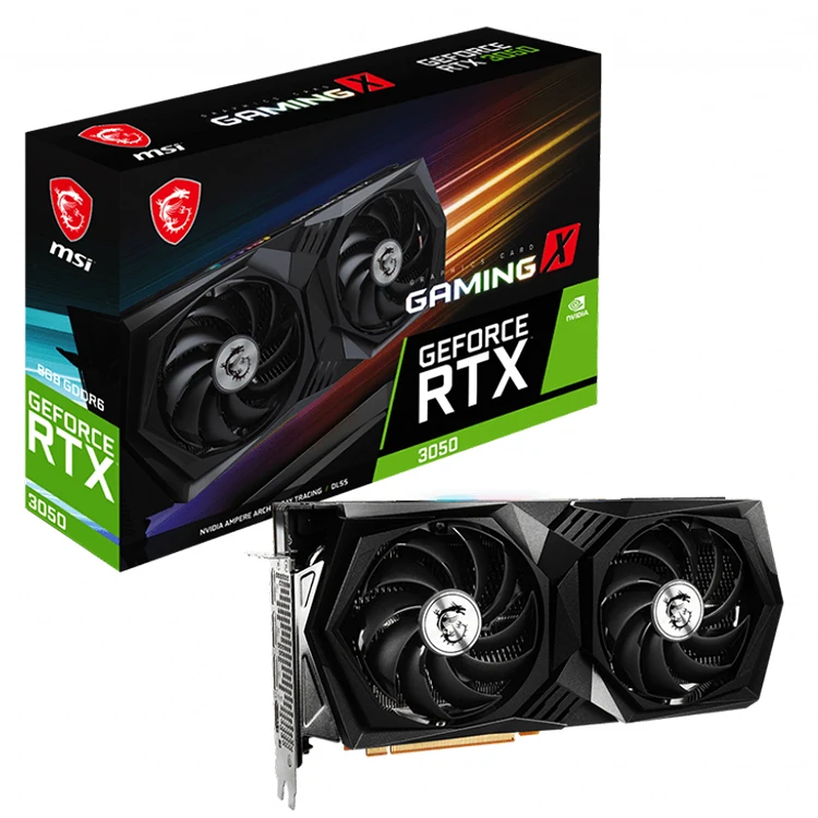 MSI GeForce RTX 3050 GAMING X 8G Tarjeta gráfica usada con 8GB