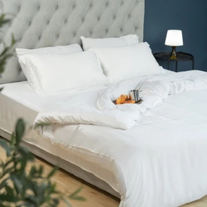 Ultra-smooth Material Tencel Bedsheet Set Lyocell Fabric Silk Pillowcase Set Bedding Set