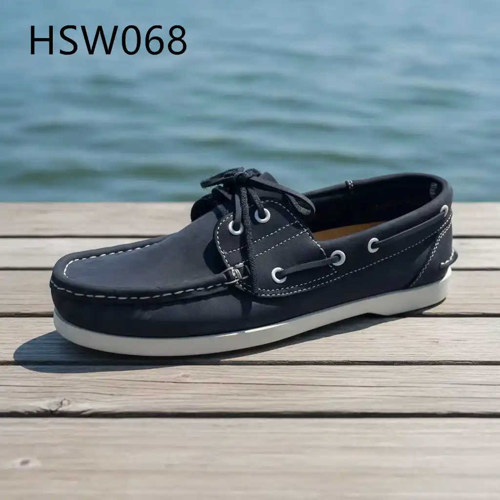 ZYF,Social Gathering Relaxed Fit Design Traditional Handmade Boat Shoes Seaside Vacations Practical&convenient Lazy Shoes HSW068