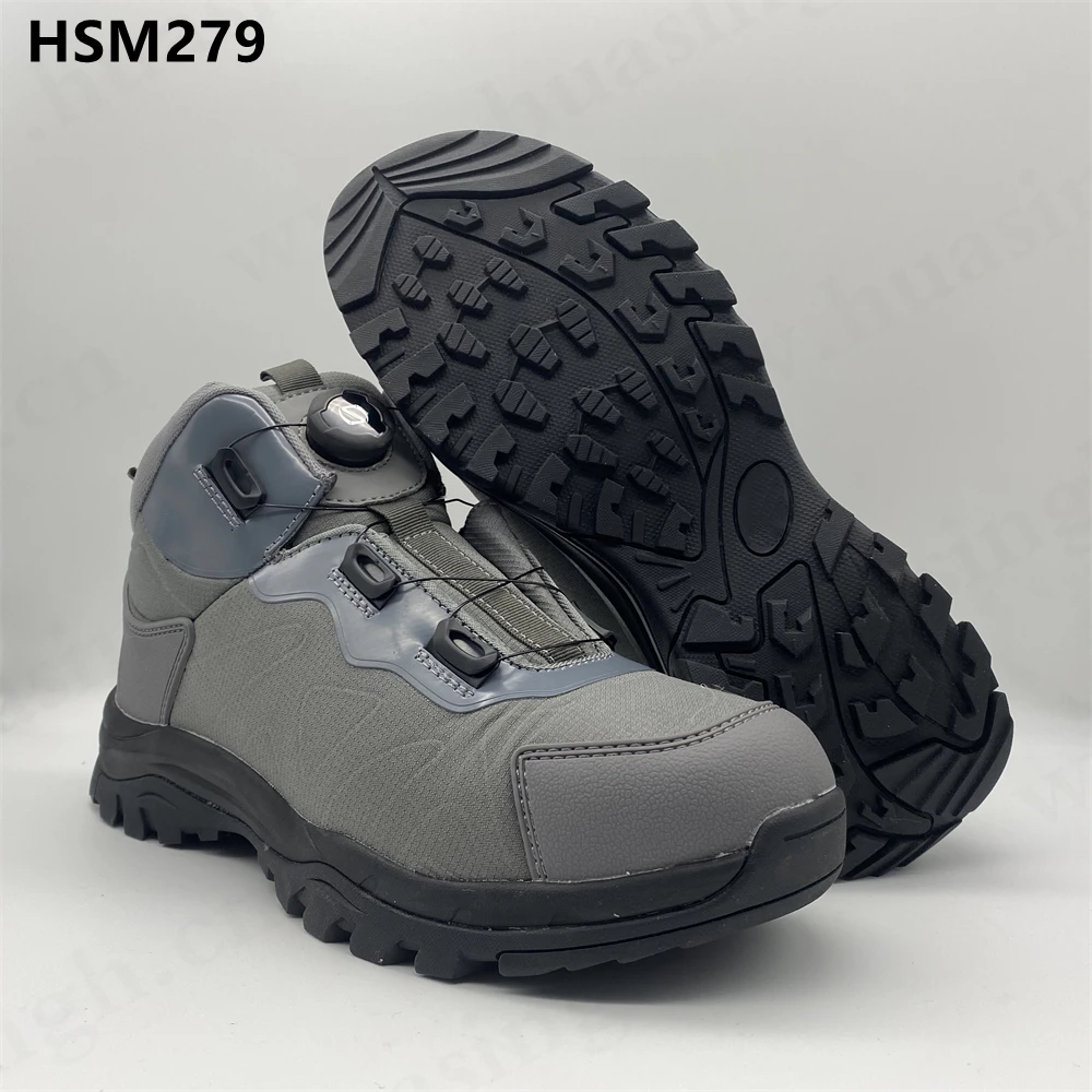 LXG,traverse Rugged Landscapes Anti-shock EVA+rubber Sole Combat Boots 4 Inch Marching Boots with Rotated Button HSM279