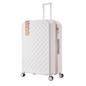 Manufacture Luxury ABS Hard Shell Spinner 4 Wheels Trolley Bags 12/14/20/24/28 Inch Custom Travel Trolly Suitcase for Women