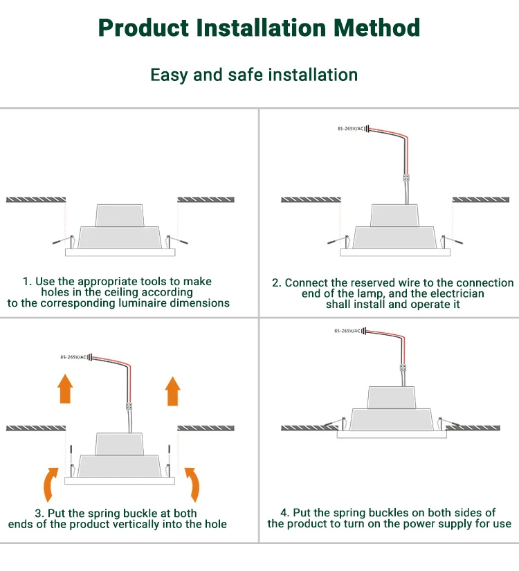 Recessed Mounted Rechargeable 5W Led Emergency Driver Fire UFO Downlight Emergency Led Power Supply