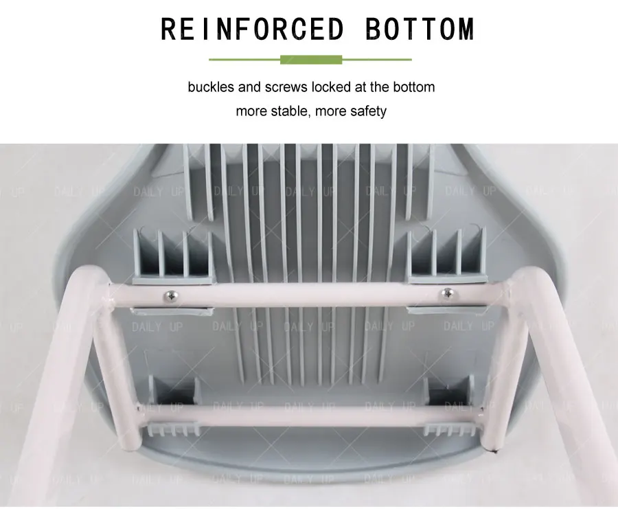 Sled Student Study Chair Bow Shaped Classroom Training Chair Conference Meeting Chair For Primary School Library Reading Room