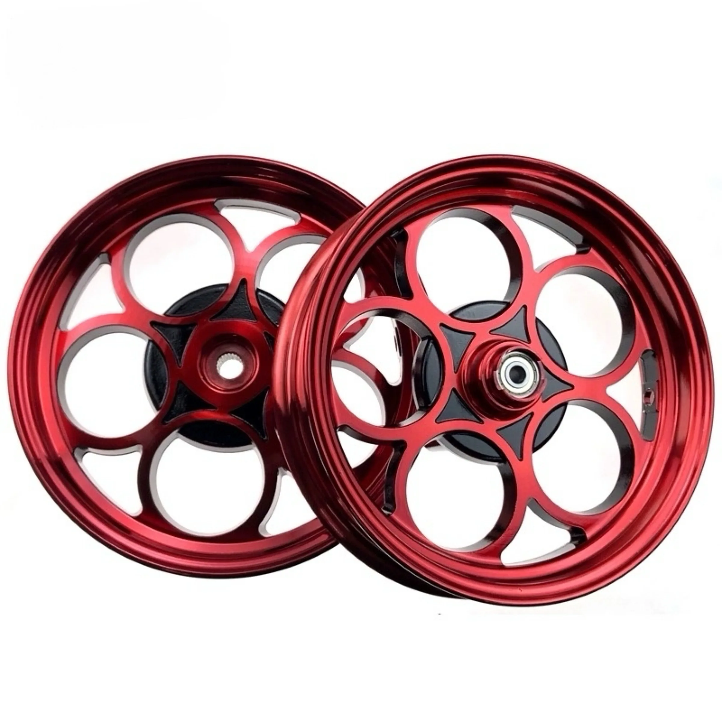JSSHZ 10 Inch Motorcycle Rim Suitable Dio 50 10 " Motorcycle Wheels Fit Dio 50 18/28/34/35/56 Mofo Z4 Dio Af27