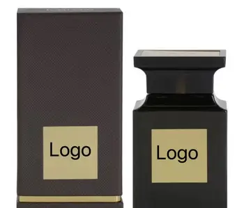 Customized 50ml 100ml Luxury Perfume Bottle with Box Black White Blue Red Perfume with Your Logo