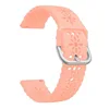 Pink  band silver buckle