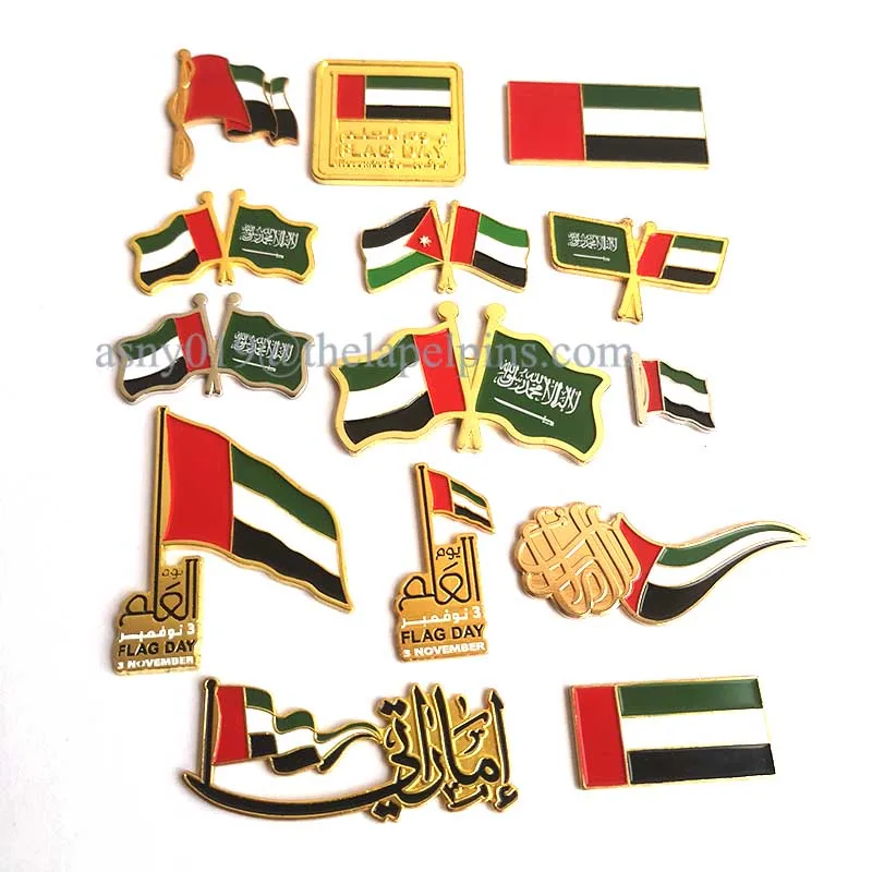 工場カスタムバーレーンとサウジアラビア友情国クロスフラッグ金属