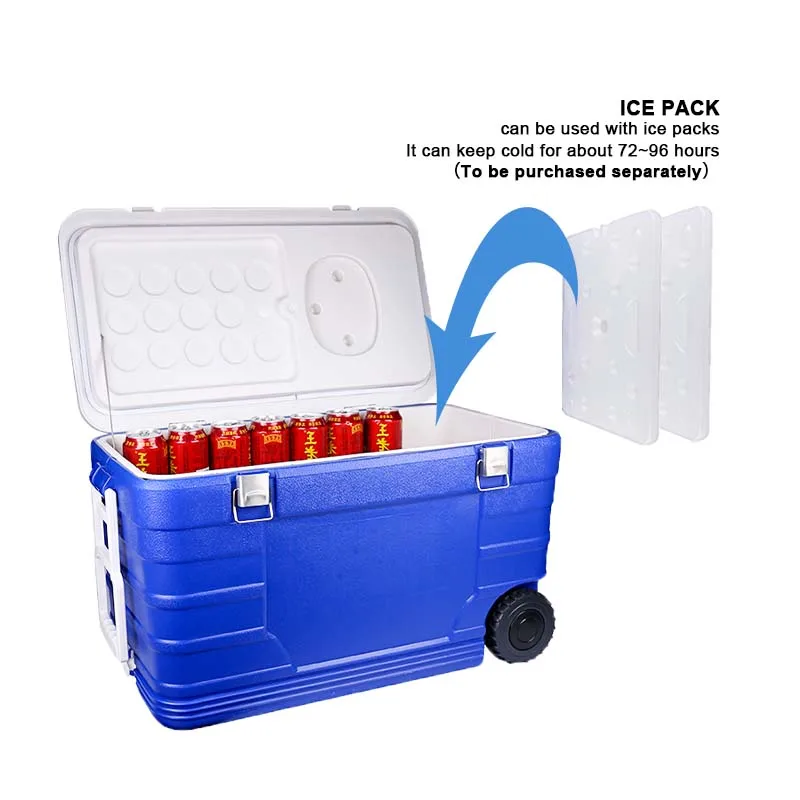 Low Temperature Refrigeration Cold Chain Transport Blood Thermal Type Vaccine Carrier Carry Plastic Cooler Box