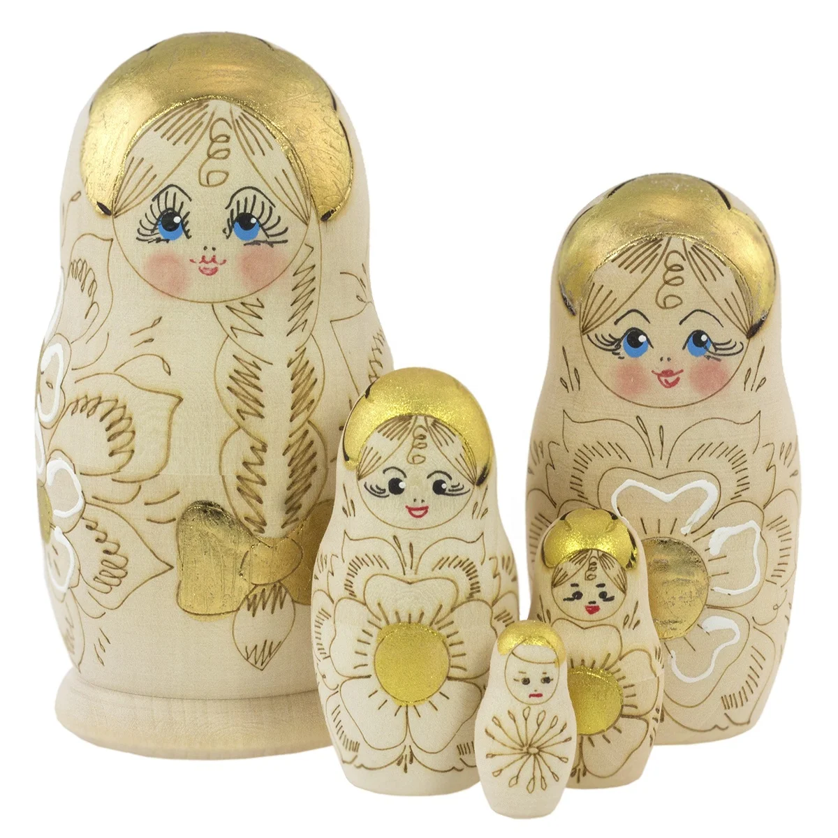 Azhna 10 pcs Souvenir Matryoshka Home Decor Collection Nesting Doll Woodburned and Hand Painted Russian Doll 14 cm Wooden Stacking Doll Blue Azhna 10 pcs Souvenir Matryoshka Home Decor Collection Nesting Doll Woodburned and Hand Painted Russian Doll 14 cm Wooden Stacking Doll Blue