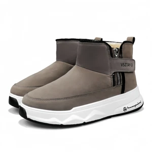 Men's  Outsole Breathable Ankle Bootie Boots Casual Soft-Soled Dad Shoes Waterproof Non-Slip Snow Boots