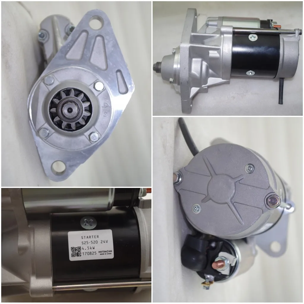 24V 4.5KW Isuzu Heavy Duty Truck Starter Motor - Genuine Hitachi