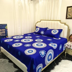 High Quality 3PCS  Superior Bedsheet Set with 1 Pieces Flat Sheets and 2 Pieces Pillowcases King Size