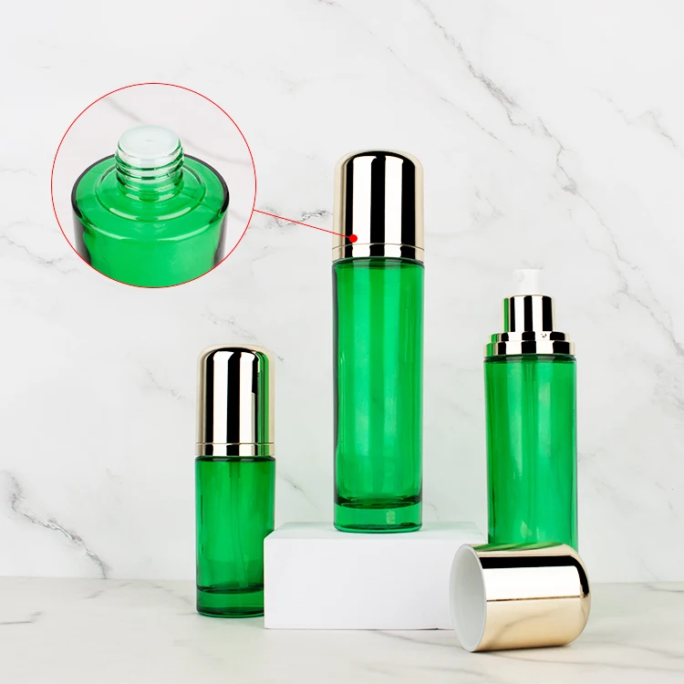 glass serum contain 30g 40ml 50g 100ml 120ml Glass Set cosmetic jar glass cosmetic packaging mini perfume sets hanging fireplace supplier