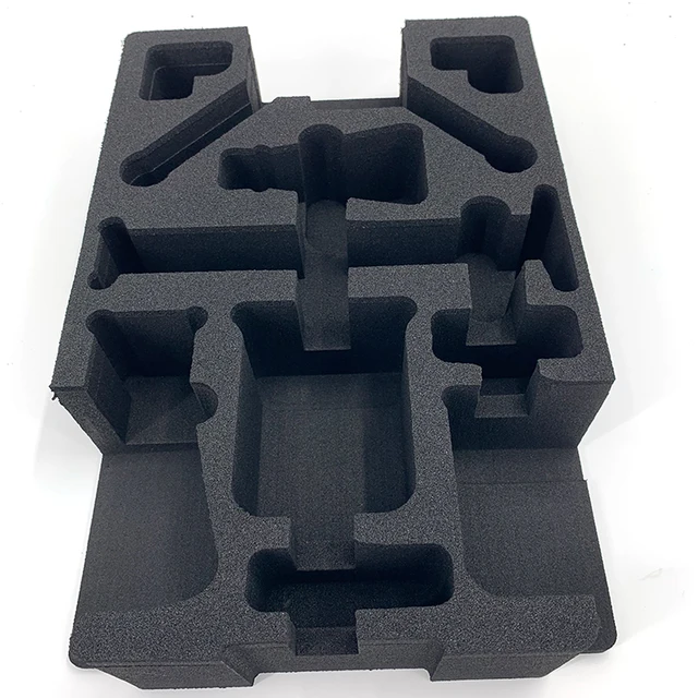 Custom shock-proof black multi-functional hard sponge eva foam insert