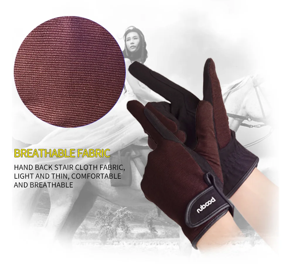 Boodun 1075 Outdoor Horse Riding Gloves Man Summer Wearresistant Anti