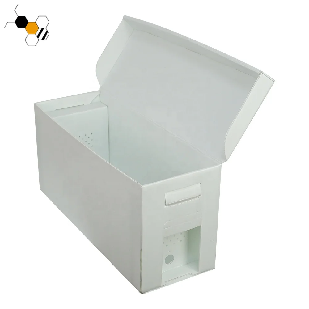 Queen Rearing PP Cardboard Nuc Box Nucleus 5 Frame Plastic Nuc Bee Boxes