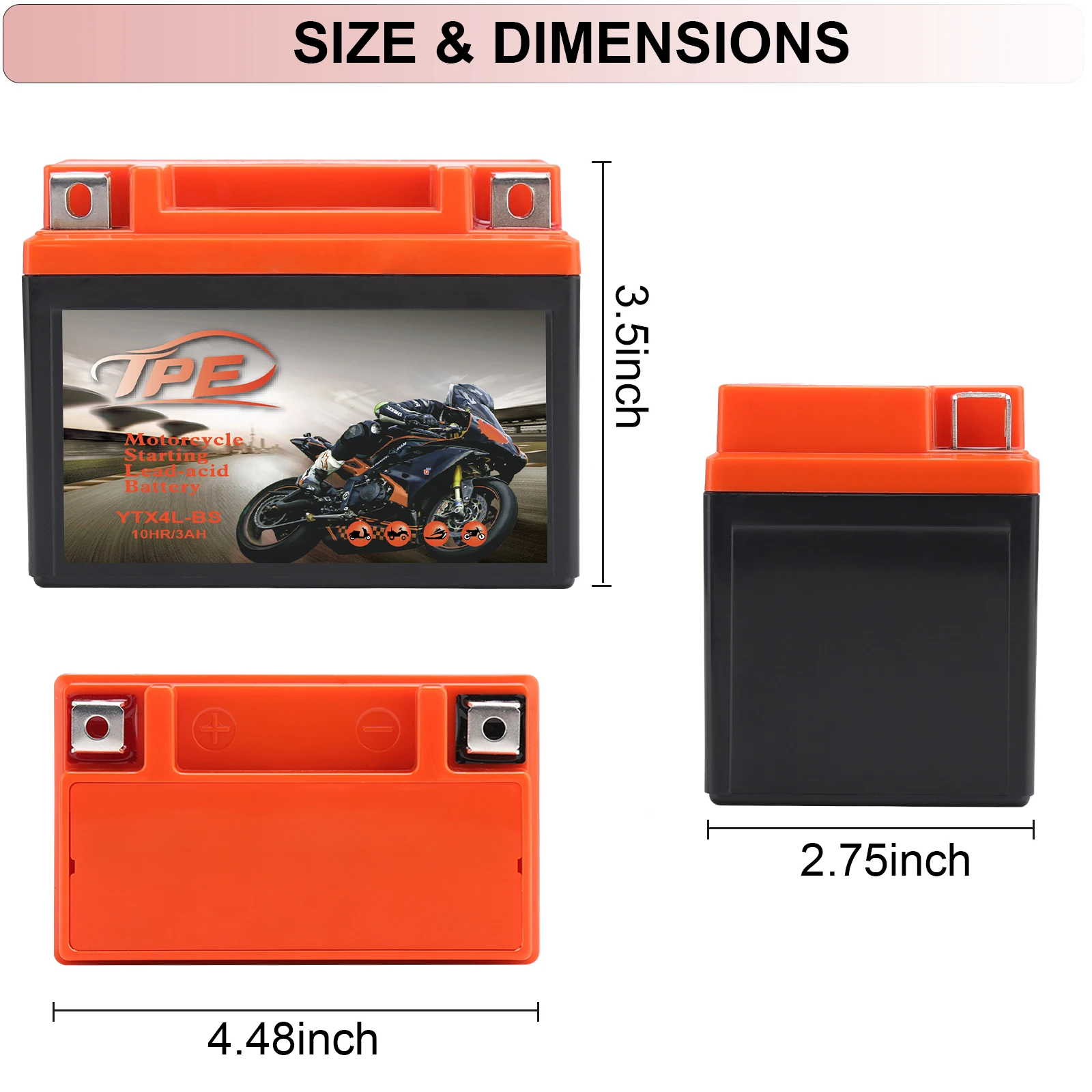 product 12v lead acid motorcycle battery ytx4l bs  battery maintainer for motorcycle  electric bike  scooters  powersport vehicles-3