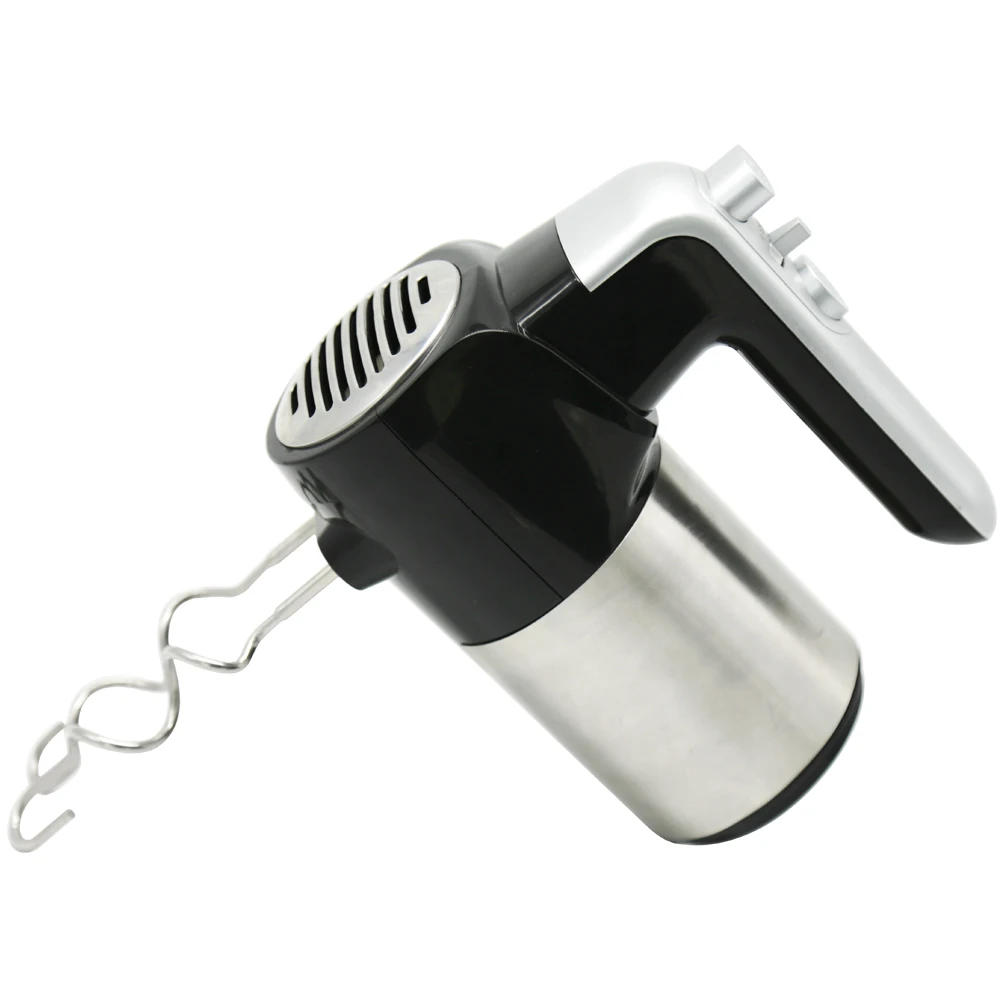 Hand Mixer Dessert Maker Chrome Decoration Stainless Steel Body Egg
